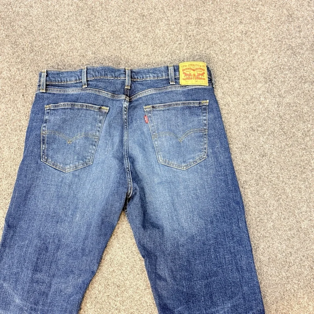 Levi's 505 Jeans Men's 40x30 Straight Leg Regular Fit Medium Wash Denim Stretch